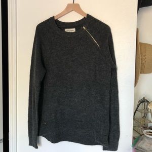 Abercrombie Knit Zip Detail Sweater